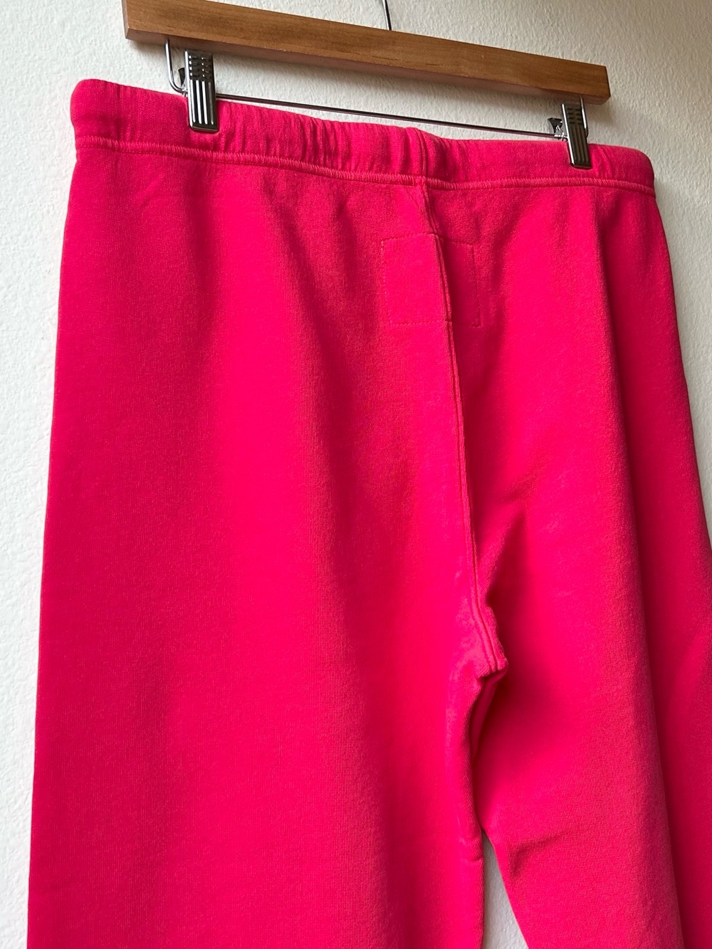 NWOT Frank & Eileen Catherine Favorite Red Cotton Crop Sweatpants Sz L - Picture 11 of 16